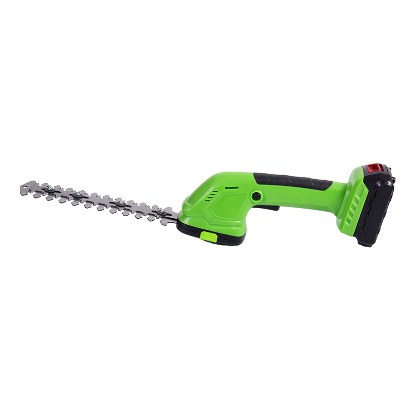 MHT-20LTD 2-i-1 elektrisk gressklipper 20V trådløs hekksaks med batteri og lader