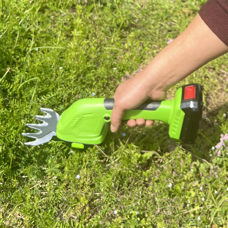 MHT-20LTD 2-i-1 elektrisk gressklipper 20V trådløs hekksaks med batteri og lader